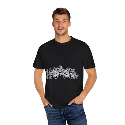 Dragon Unisex T-shirt with stomach rocker design